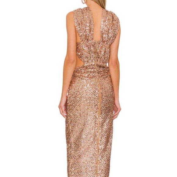 Bronx and Banco Sol Dress in Gold / XS - Picture 3 of 6